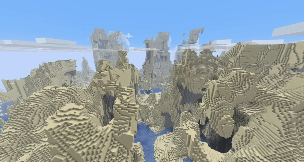 Скриншот Мод Legacy Terrain для Minecraft [26.1.2] на Андроид