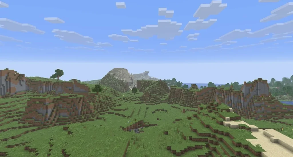 Геймплей Мод Legacy Terrain для Minecraft [26.1.2] - скриншот 3