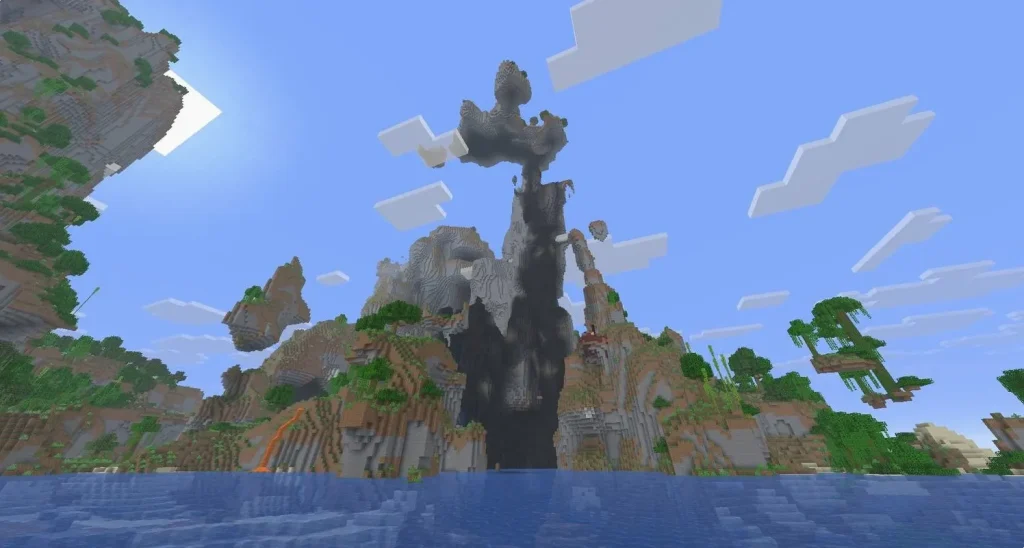 Скриншот Мод Legacy Terrain для Minecraft [26.1.2] на Андроид